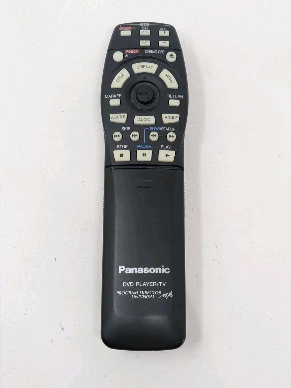 Genuine Panasonic VEQ2250 DVD Player/TV Remote Control Tested Working